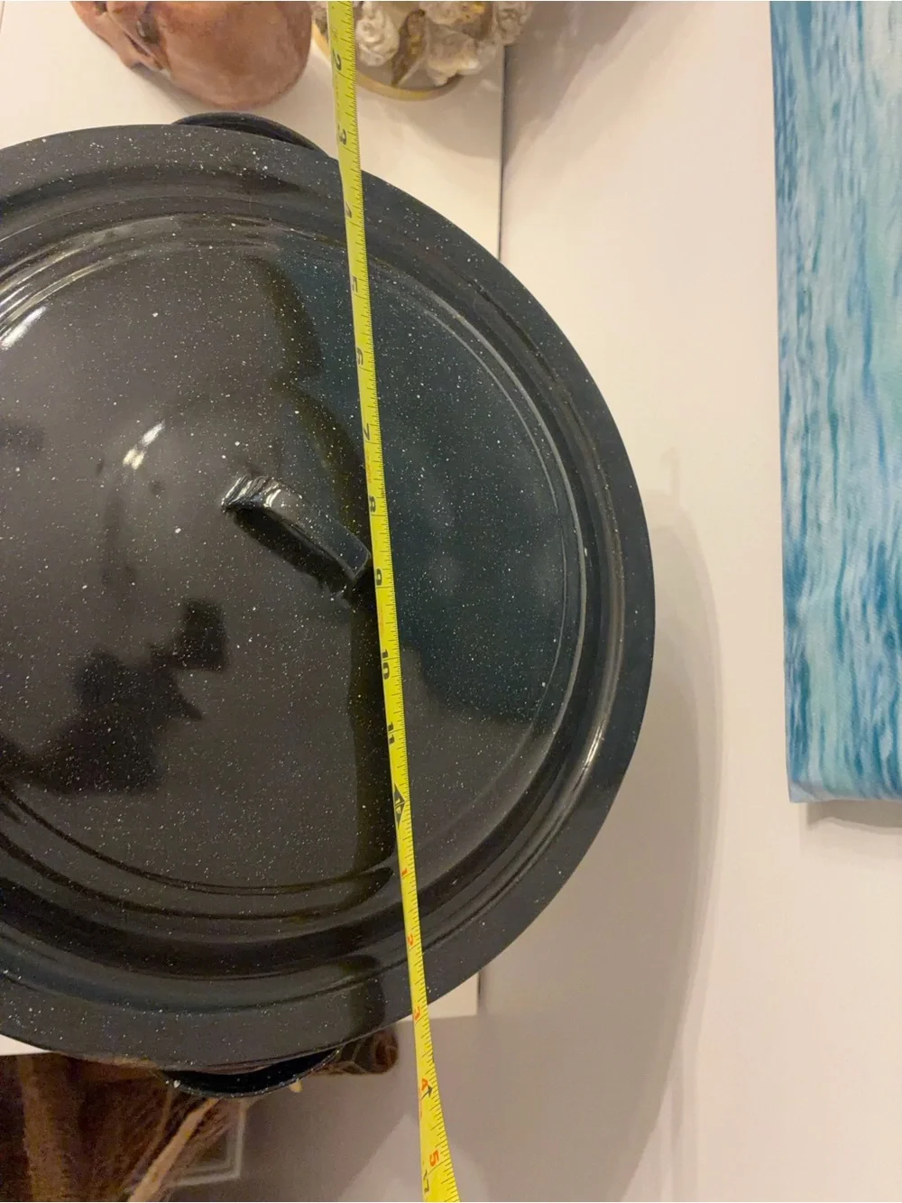 Black Speckled Enamel Lobster Stockpot with Spigot